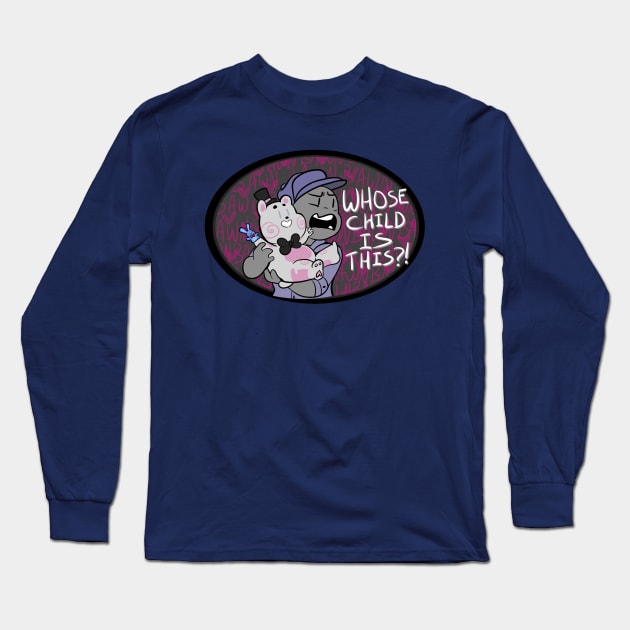 Whose child is this?! Long Sleeve T-Shirt by lovelyladyartist